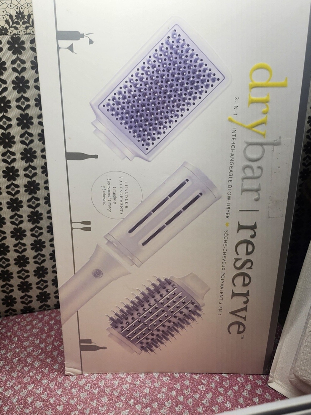drybar | reserve 3-in-1 Interchangeable Blow Dryer Brush - New In Box